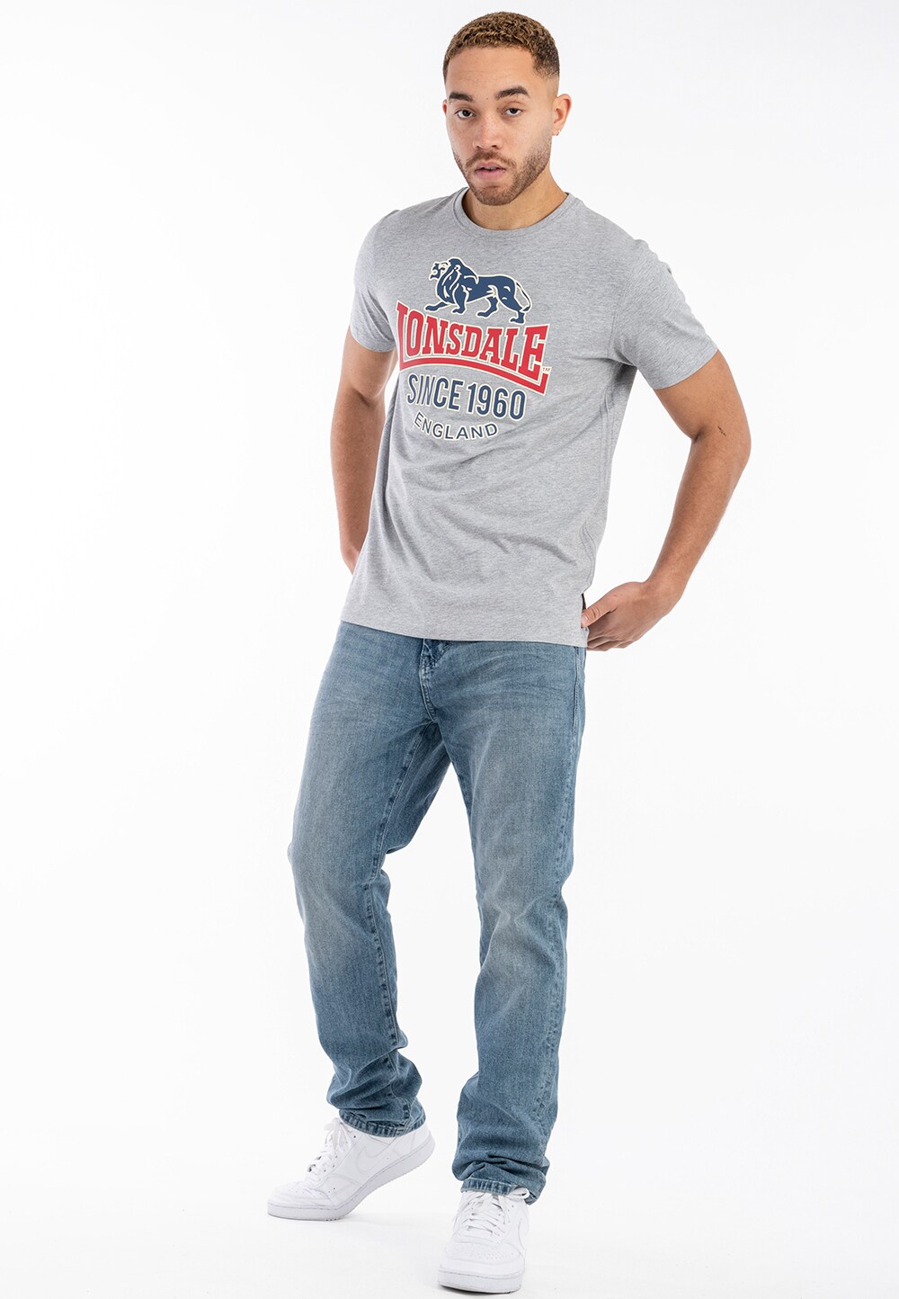 Lonsdale Herren T-Shirt normale Passform GONFIRTH