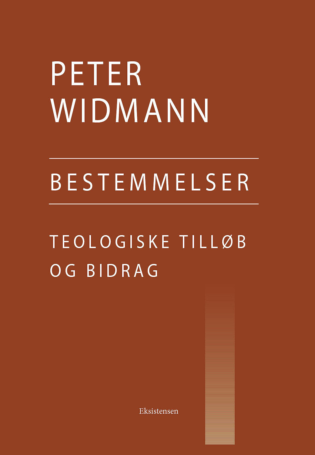 Bestemmelser - Peter Widmann - Bog