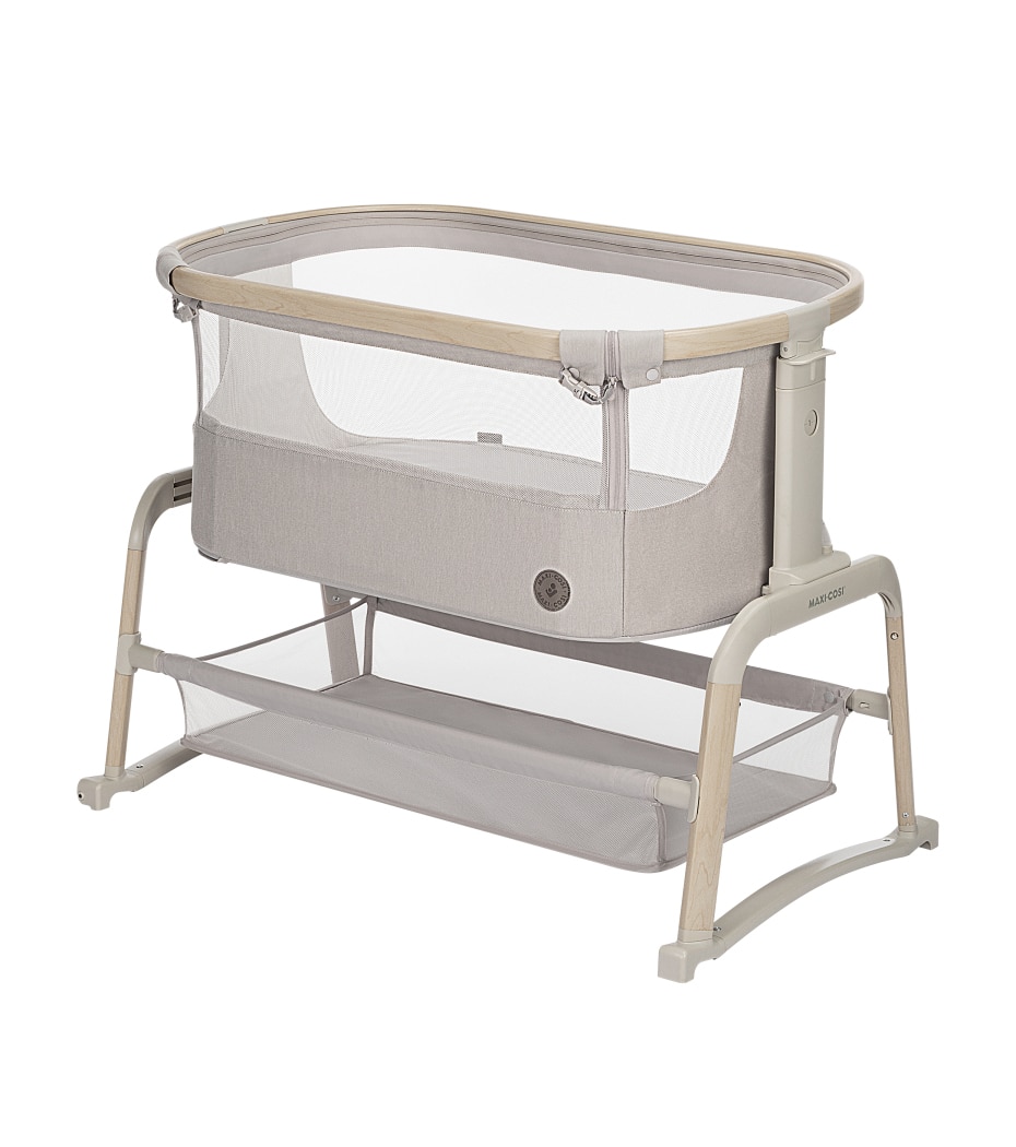 Iora Air Beistellbettchen 0 - 6 M   0 - 9 kg    Allround-Netzgewebe |    Erhöhter Komfort |    Schaukelmodus |    100 % recycelte Eco Care-Stoffe |