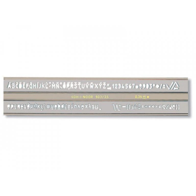 Koh-i-Noor Schriftschablone