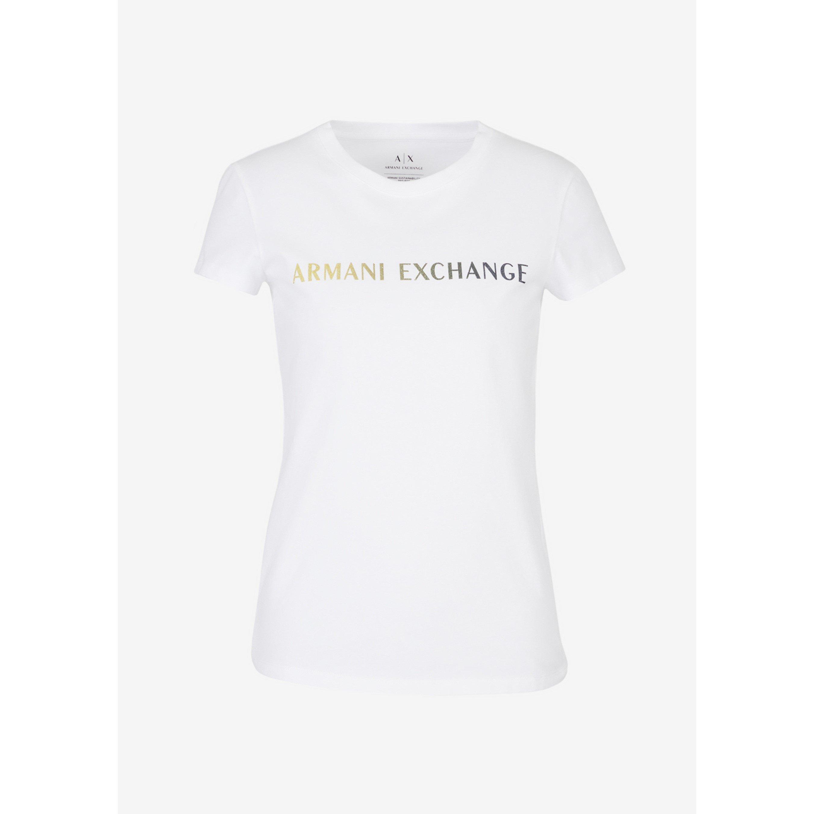Armani Exchange # AX Logo Round Tee Ld99
