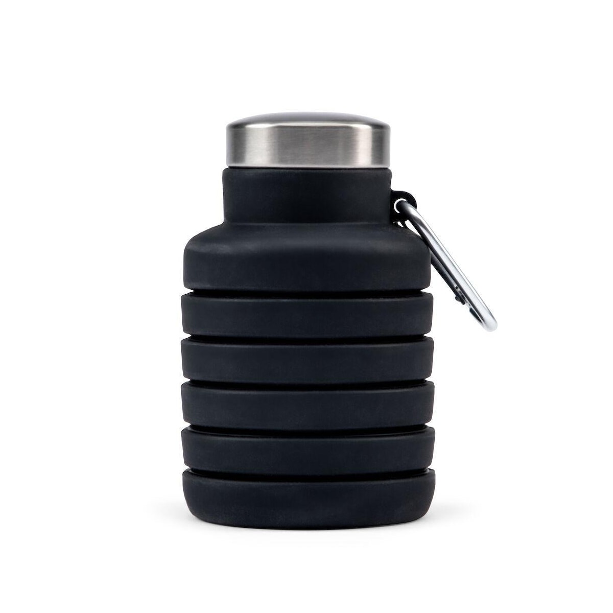Orrefors Hunting Vattenflaska Silikon, Svart, 500 ml