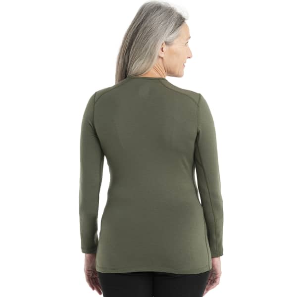 T-shirt thermique ICEBREAKER W 260 TECH LS CREWE LODEN