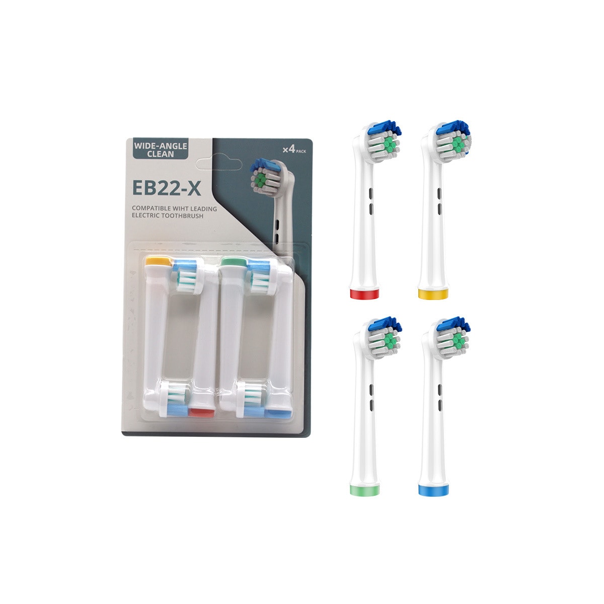 Tannbørstehoder til Braun Oral B 1000 EB22-X 4-pakning
