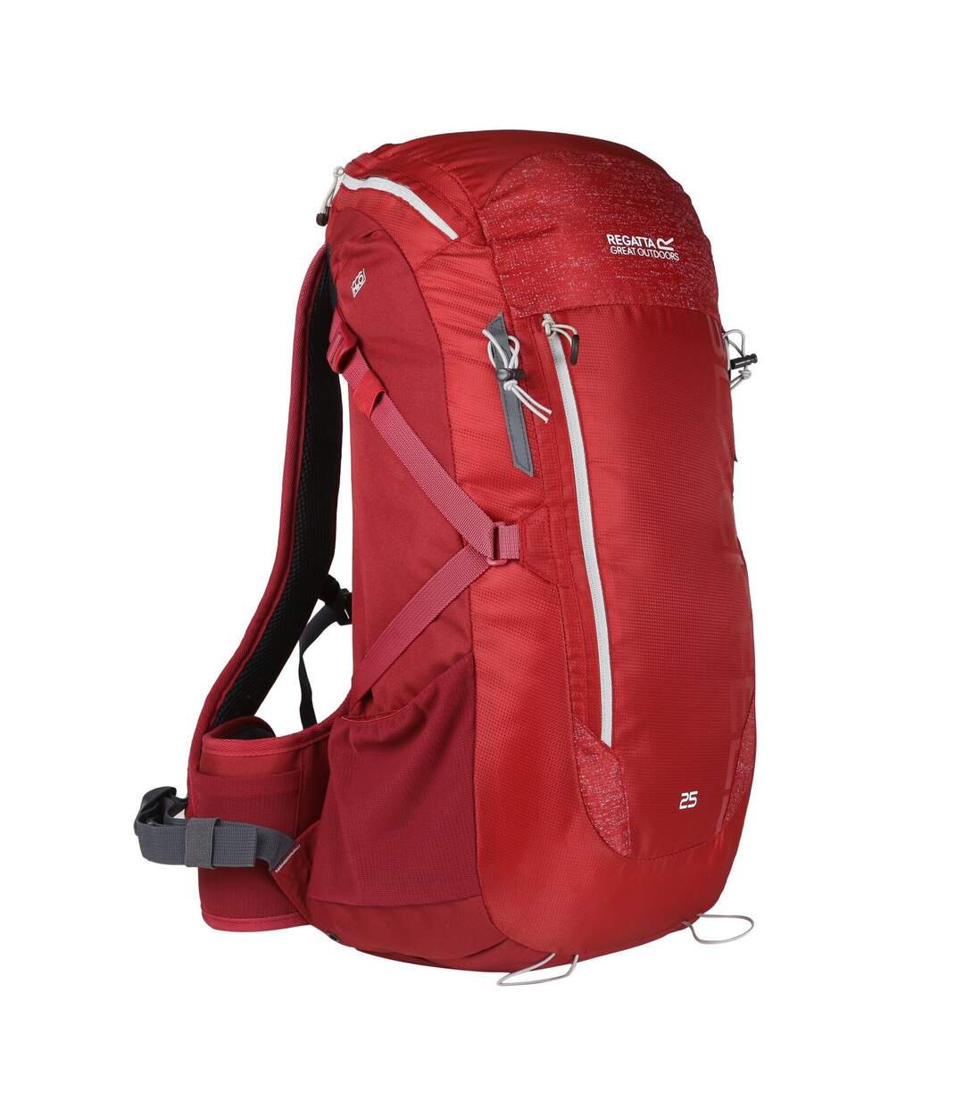 Regatta - Sac à dos de randonnée BLACKFELL - Adulte (Rouge vif / Gris clair) (Taille unique) - UTRG4413