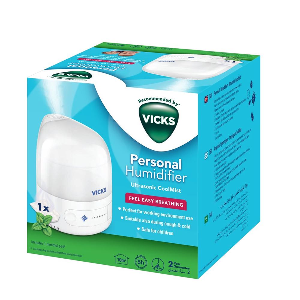 Vicks Kaltluft Ultraschall-Luftbefeuchter VUL510E4 1 Stk