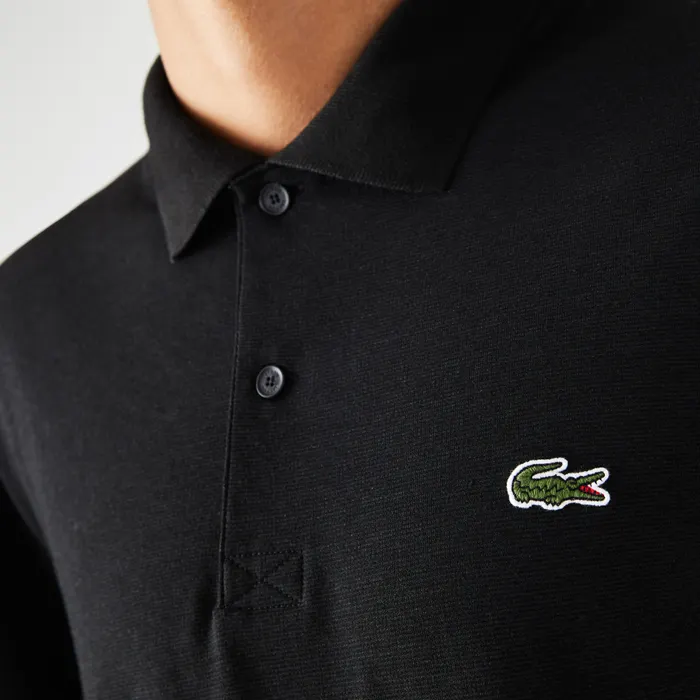 Lacoste Ribbed Collar Polo Heren