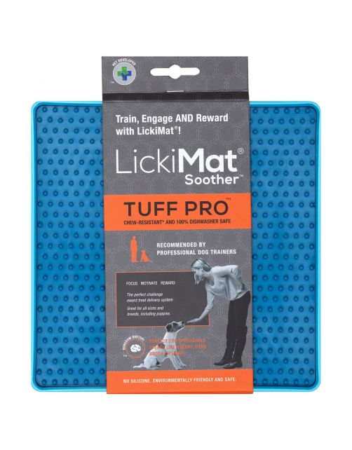 Lickimat Soother Pro Tuff - Slowfeeder Voermat 20x20 cm - Hondenvoerbak