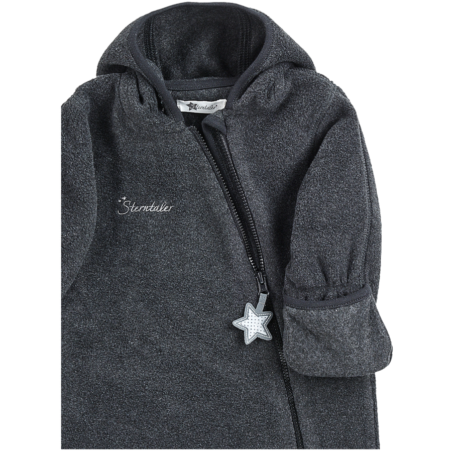 Sterntaler Overall Fleece anthrazit melange