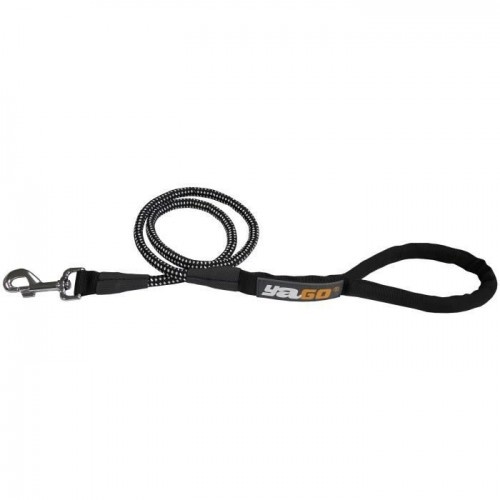 Guia esportiva Yago em nylon preto para cães