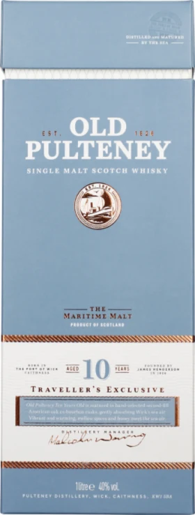 OLD PULTENEY 10 YEARS SINGLE MALT 1LTR