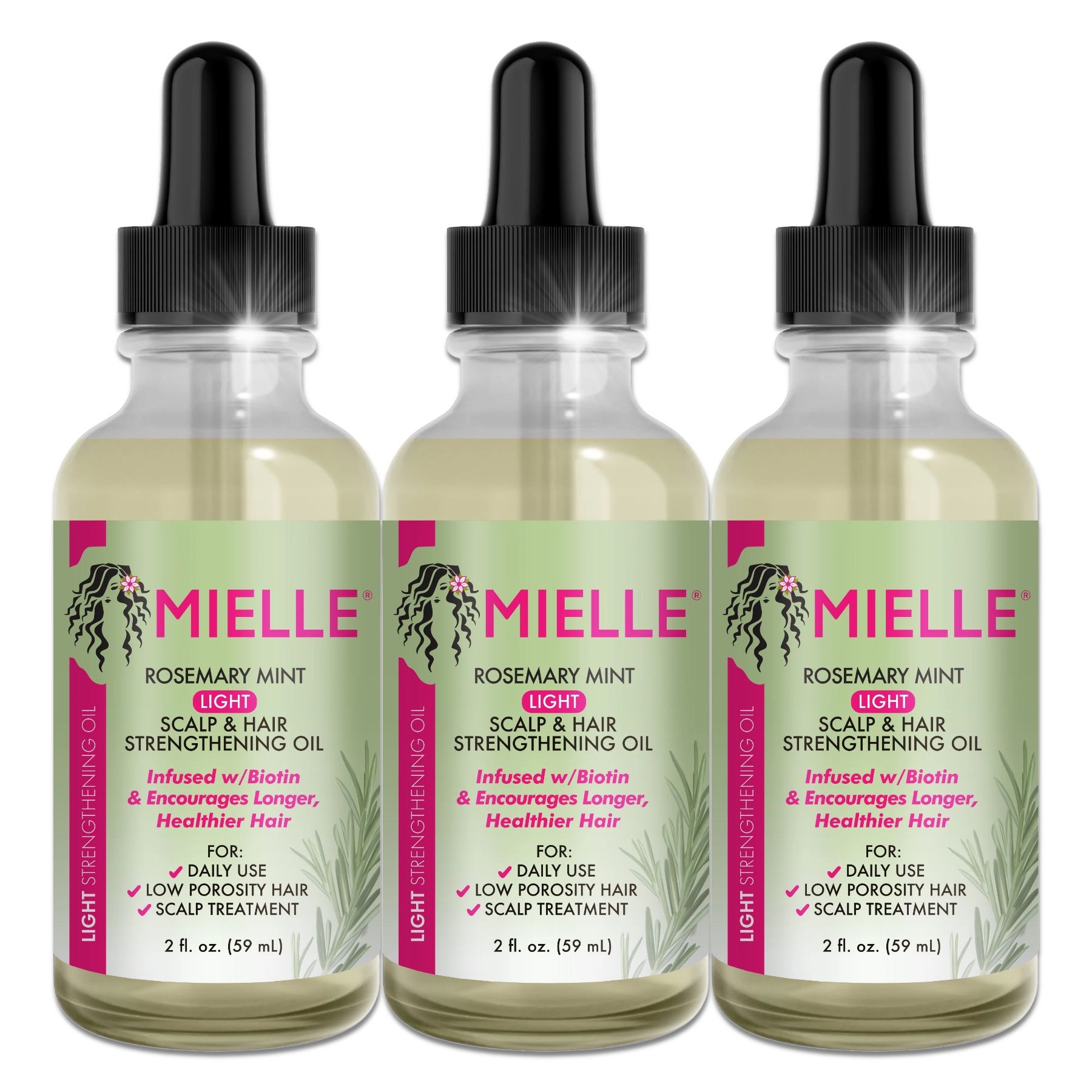 Mielle Organics Rosmarinöl Haaröl Light für Haarwachtstum