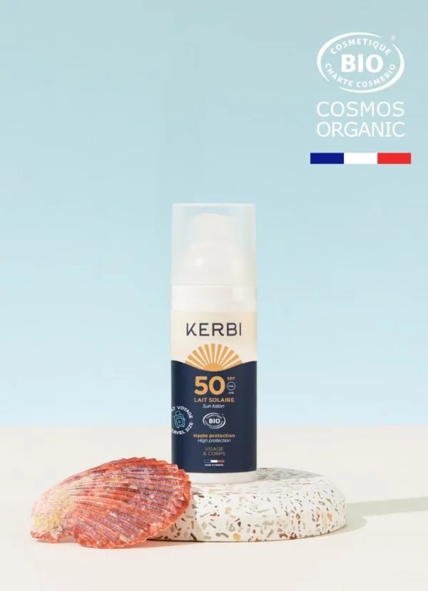 KERBI / crèmes solaires Lait solaire bio SPF50 – 50g
