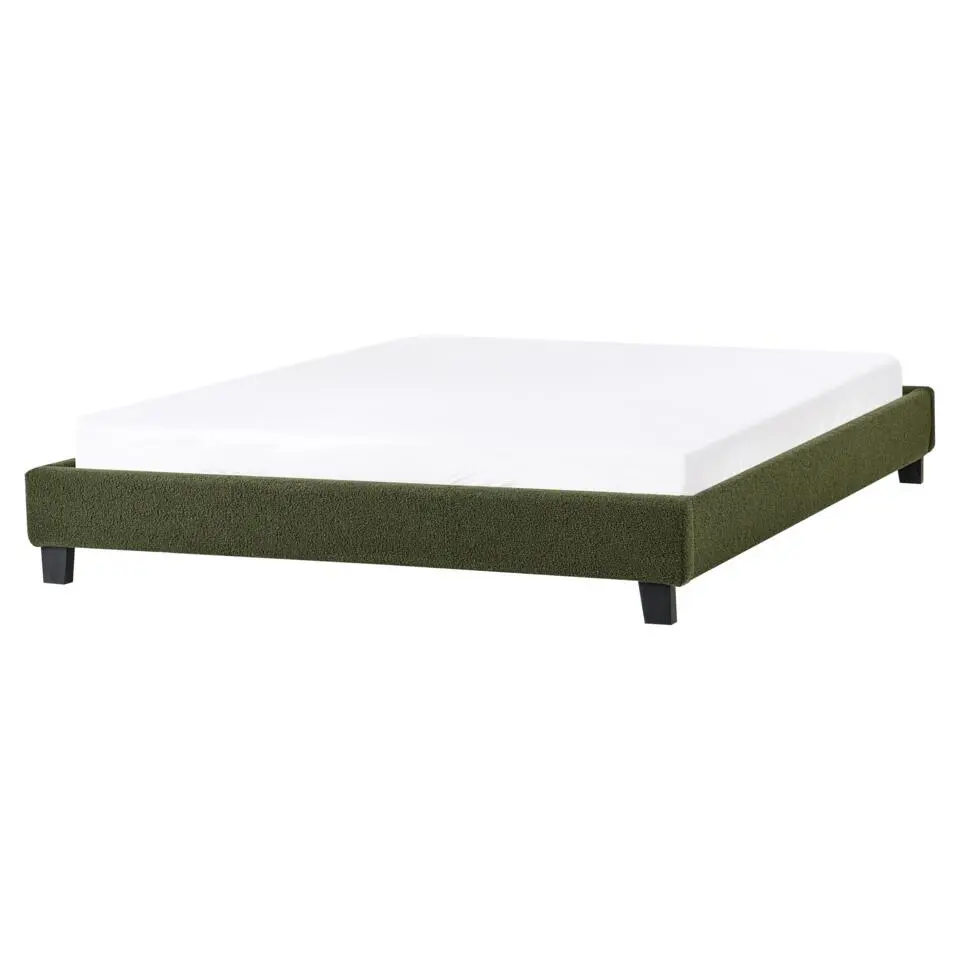 ROANNE - Tweepersoonsbed - Crème - 160 x 200 cm - Bouclé