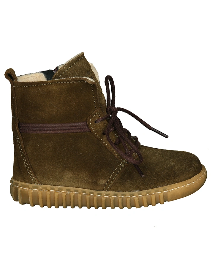 Lauflernboots WARM gefüttert in dunkelgrün