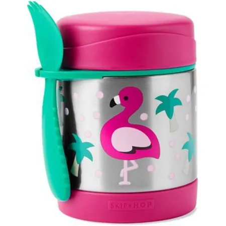 Skip Hop Zoo Edelstahl Warmhaltebox Flamingo
