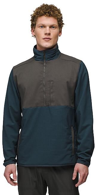 PRANA - POLAIRE 1/2 ZIP GRIDLOCKED FLEECE 1/4 ZIP M