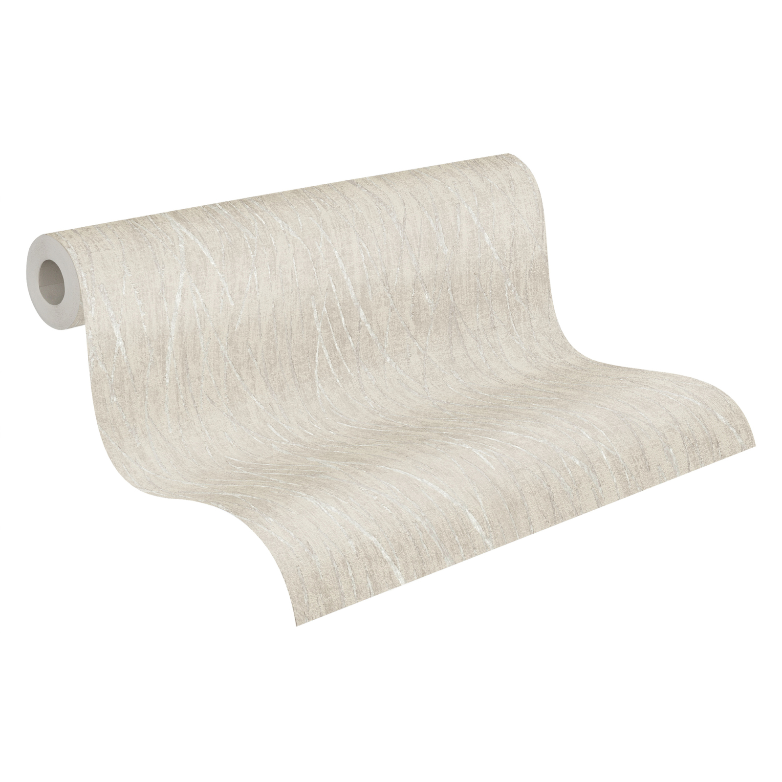 A.S. Creation Vliestapete HYGGE - grau-silber - Struktur - 10 Meter