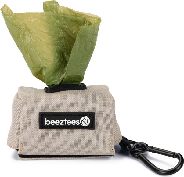 Beeztees poepzakhouder met poepzakjes Limpa grijs 7,5 x 3,5 x 4 cm