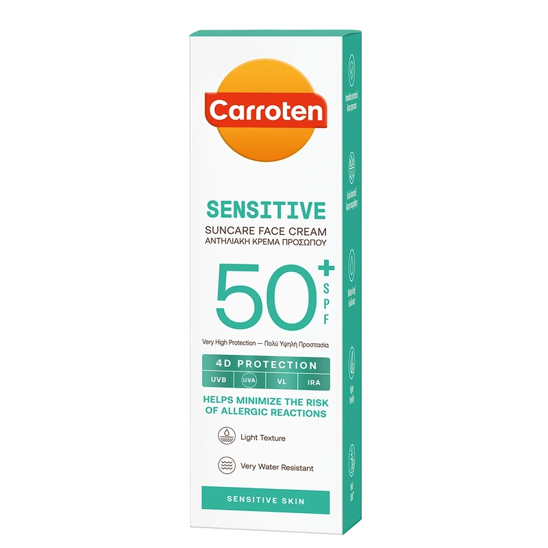 Carroten Face Sensitiv Cream SPF 50 - 50 ml