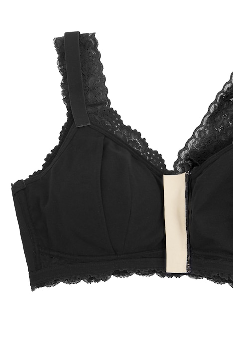 Bralette, Spitze, Reißverschluss, ohne Bügel