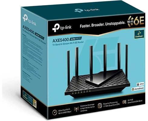 TP-Link Archer AXE75 AXE5400 Tri-Band WiFi6E Router
