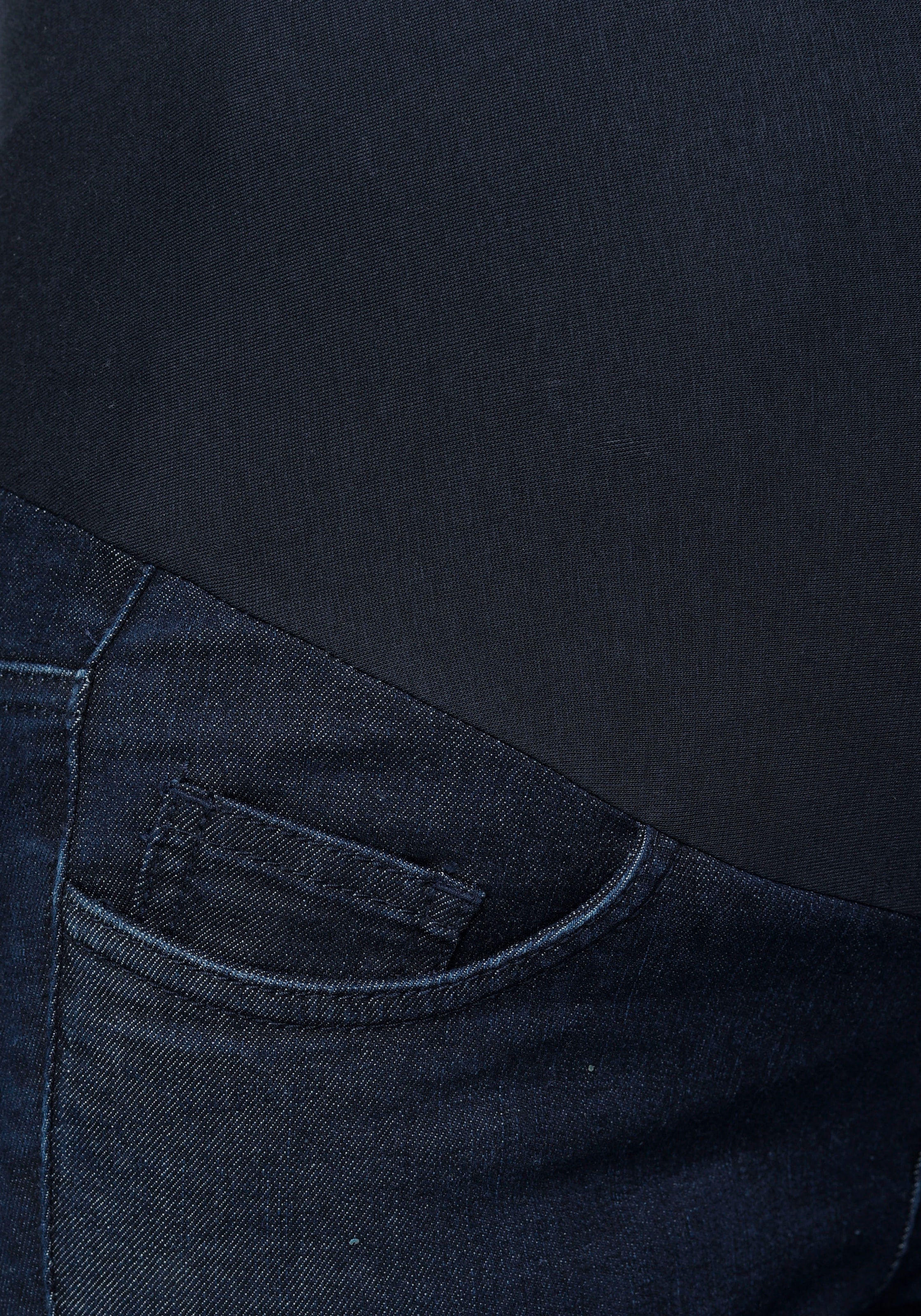 Neun Monate Umstandsjeans »Stretch-Jeans für Schwangerschaft und Stillzeit«, schmale Beinform,  hohe Taille,  langes Bein