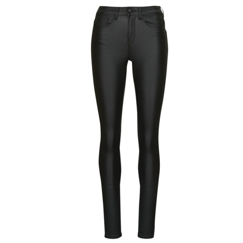 Only - ONLANNE K MID WAIST COATED PNT Negro