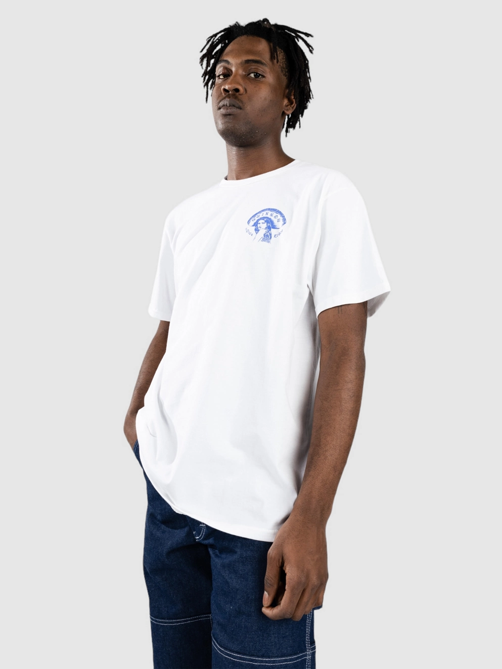 Brixton Vive Libre Standard T-Shirt white