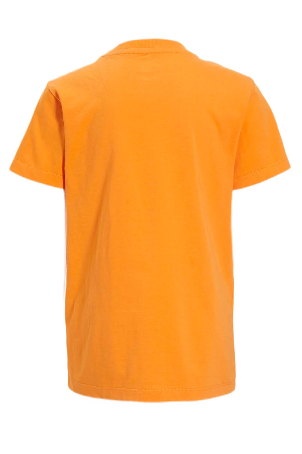 anytime T-shirt met printopdruk oranje