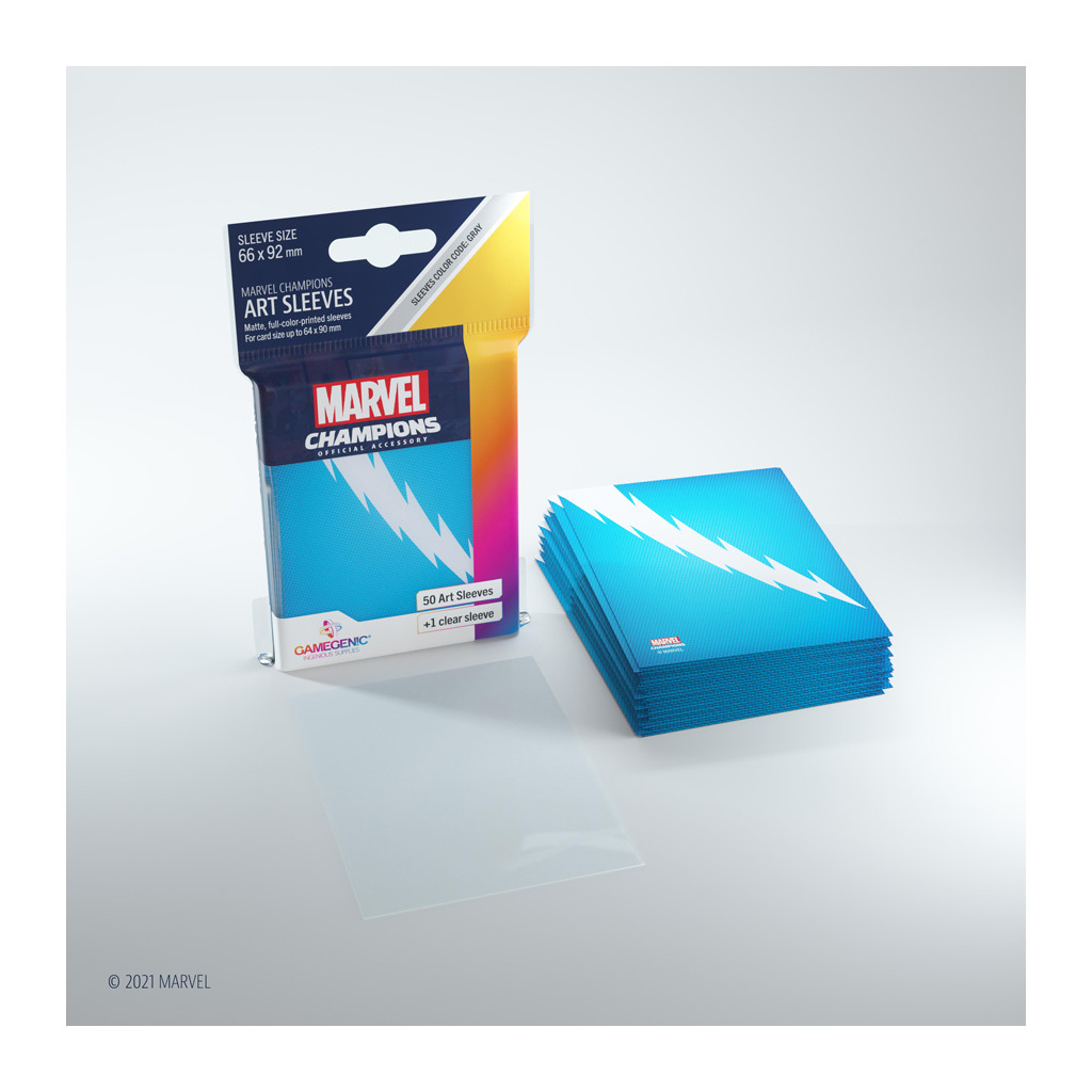 Gamegenic - Marvel Champions Art Sleeves - Quicksilver