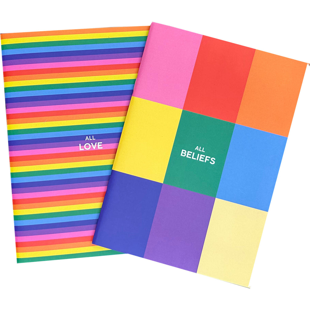 Conjunto 2Cadernos Agrafados A5 32 Folhas All Colours Note!