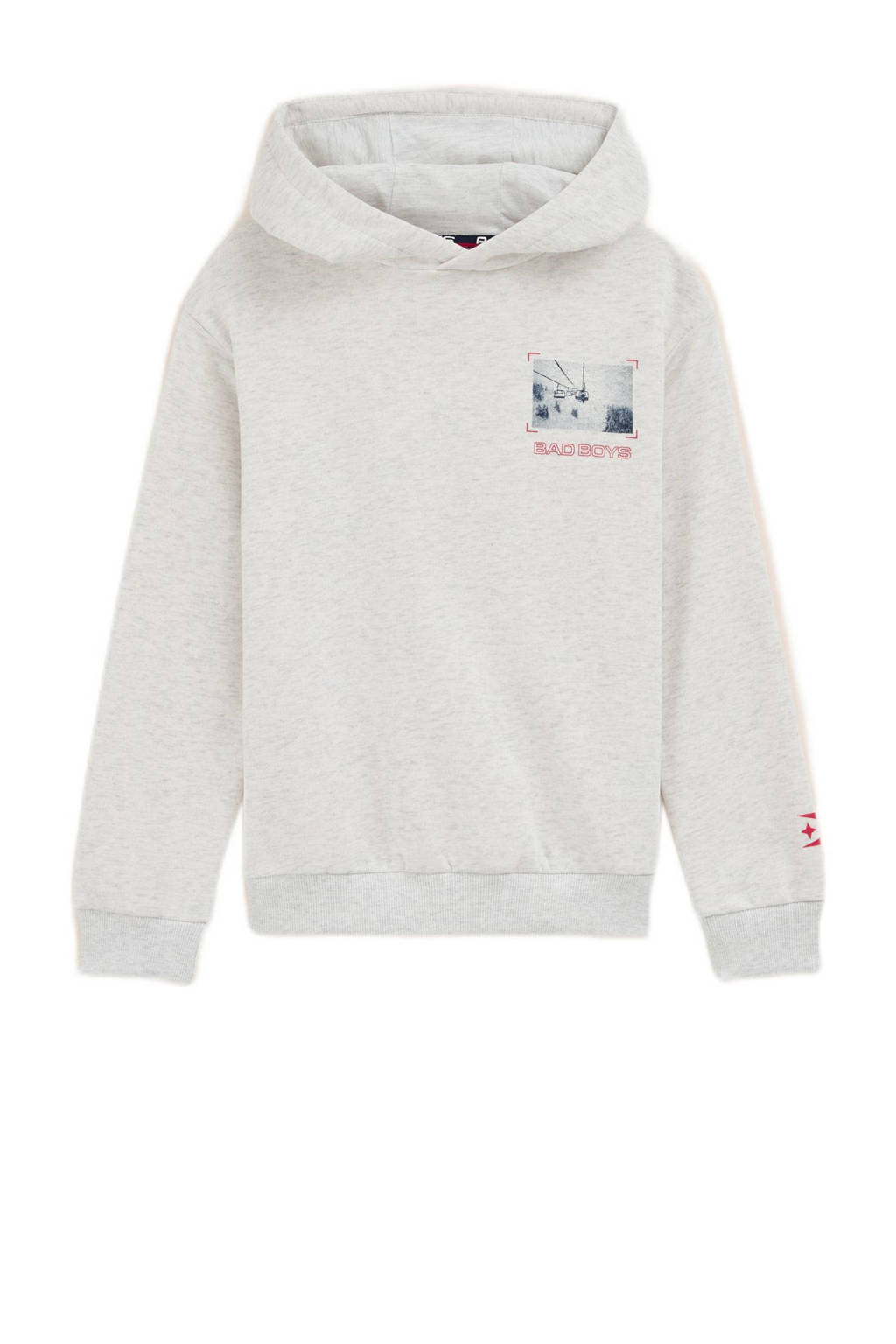 WE Fashion hoodie met backprint wit