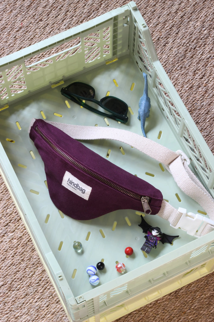 Sac banane enfant Augustin Prune
