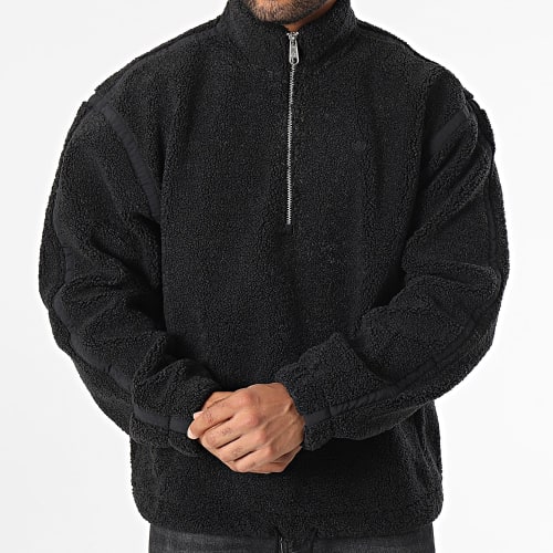 Veste Capuche Zippée Polaire Essential Fleece II5802 Noir