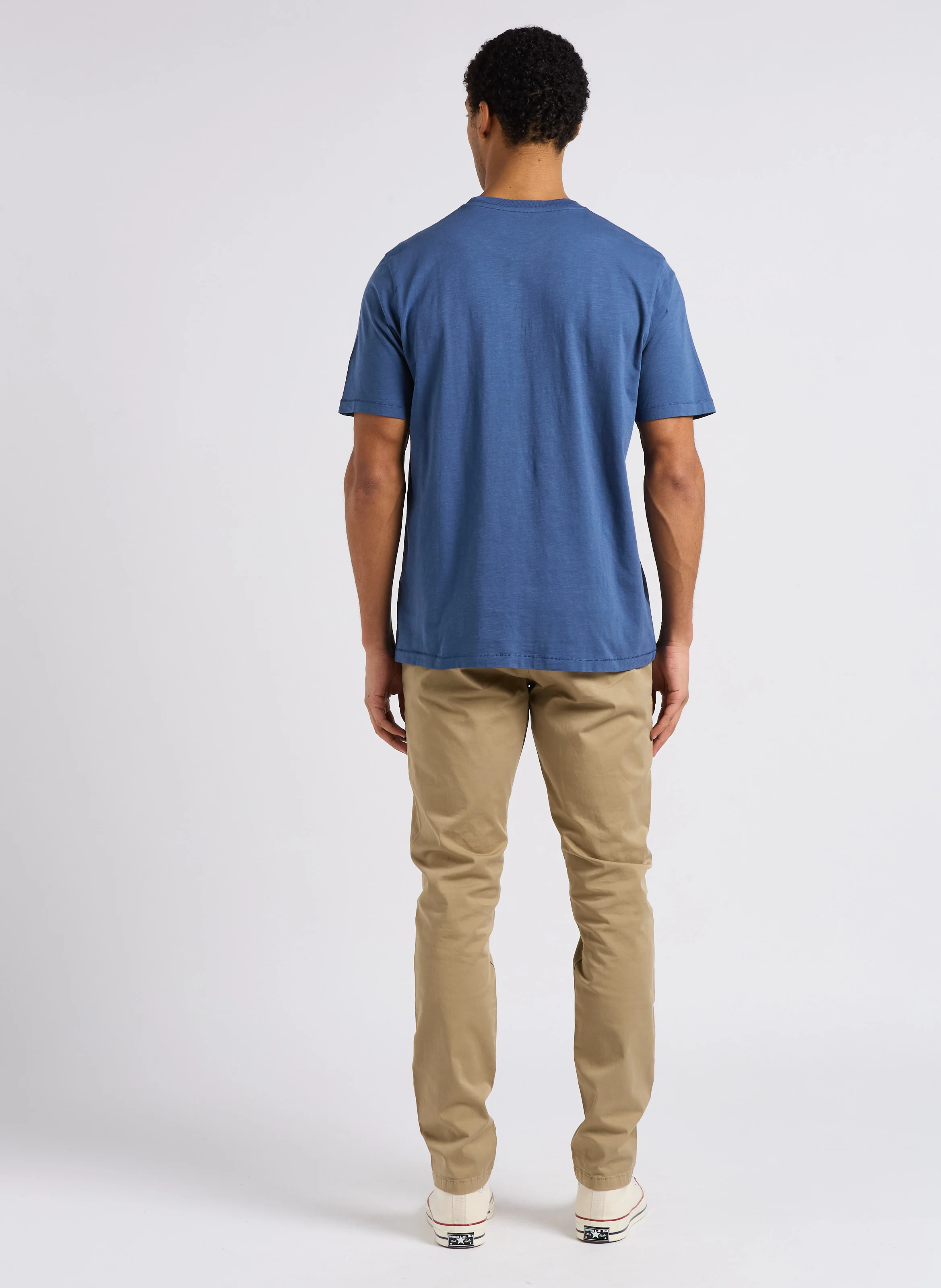 Pantalon chino en coton stretch | Beige