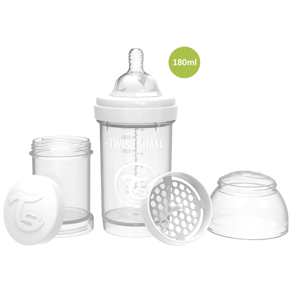 TwistshakeTwistshake   Anti Kolik Babyflasche white 180ml