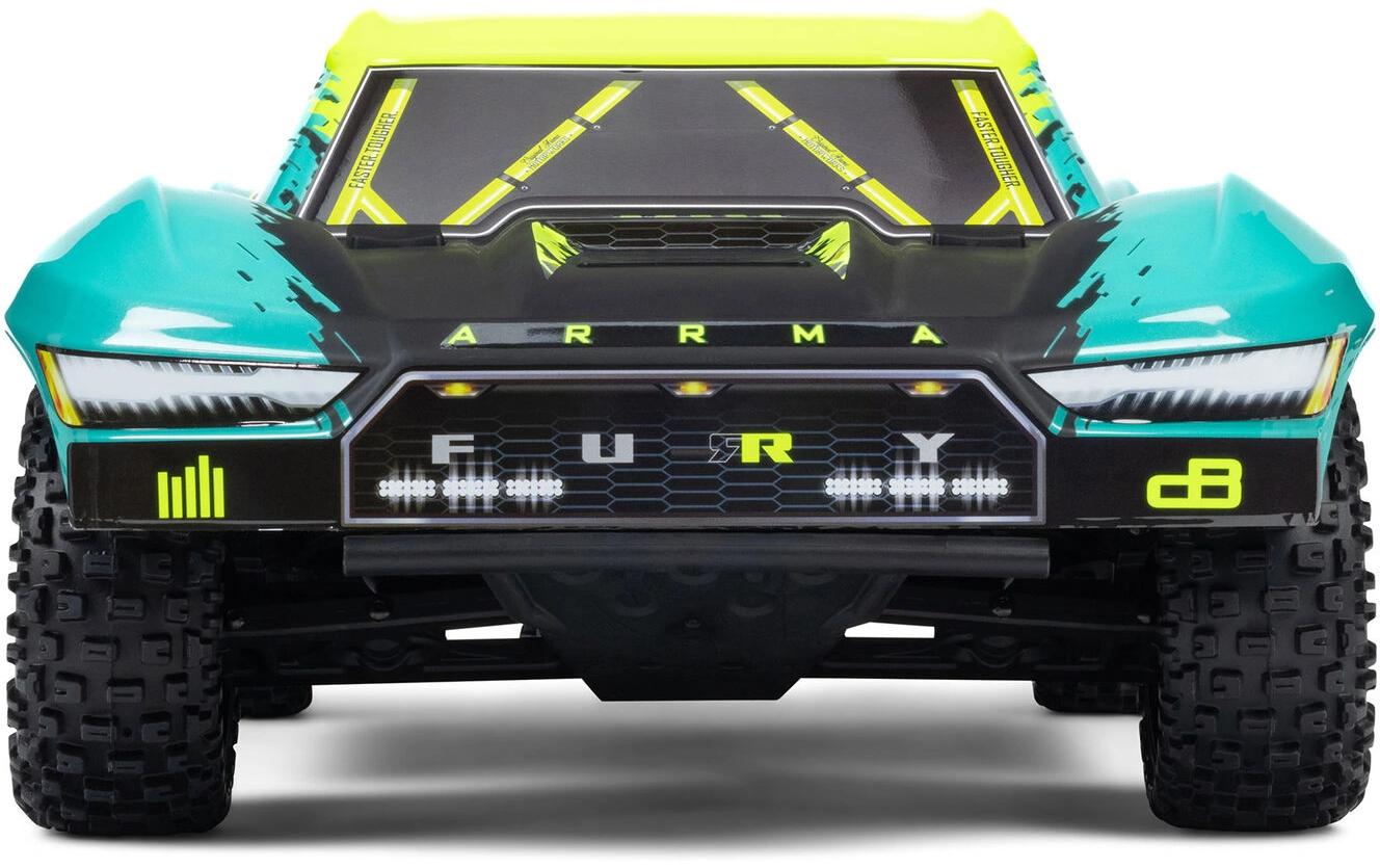 Short Course Truck Fury 223S DSC 2WD Grün ARTR, 1:10<br>Off-Road 2WD Modell mit Brushless Motor
