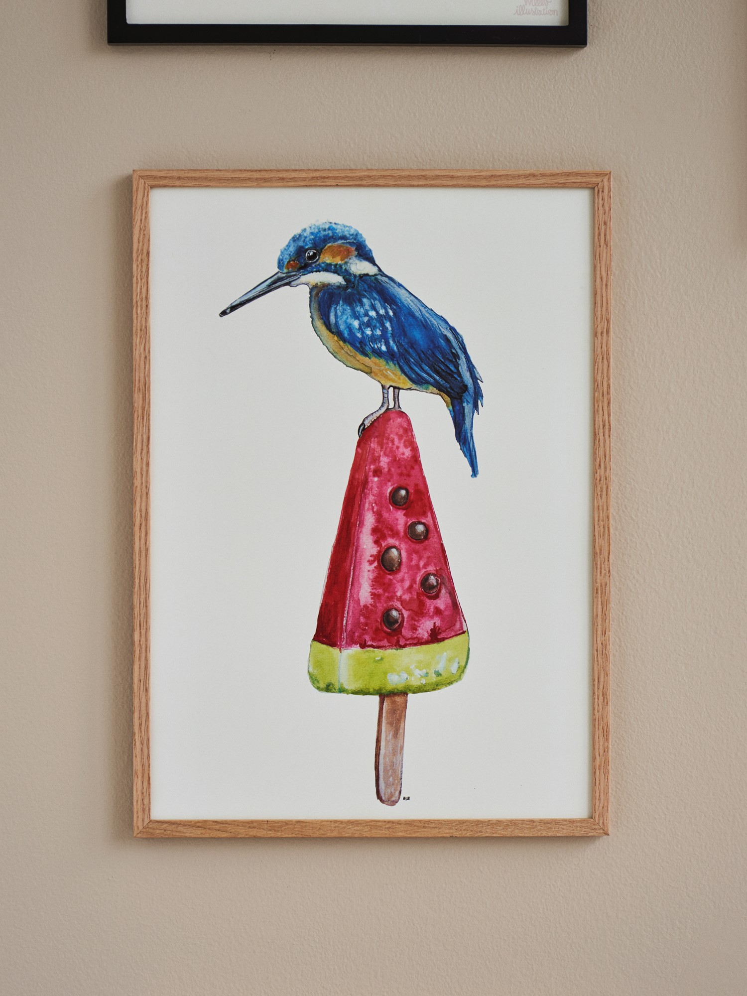Plakat Isfugl på Melonis A3 | MsM Art - Svenningsen Møller Design. | Multi | Poster and Frame Kids