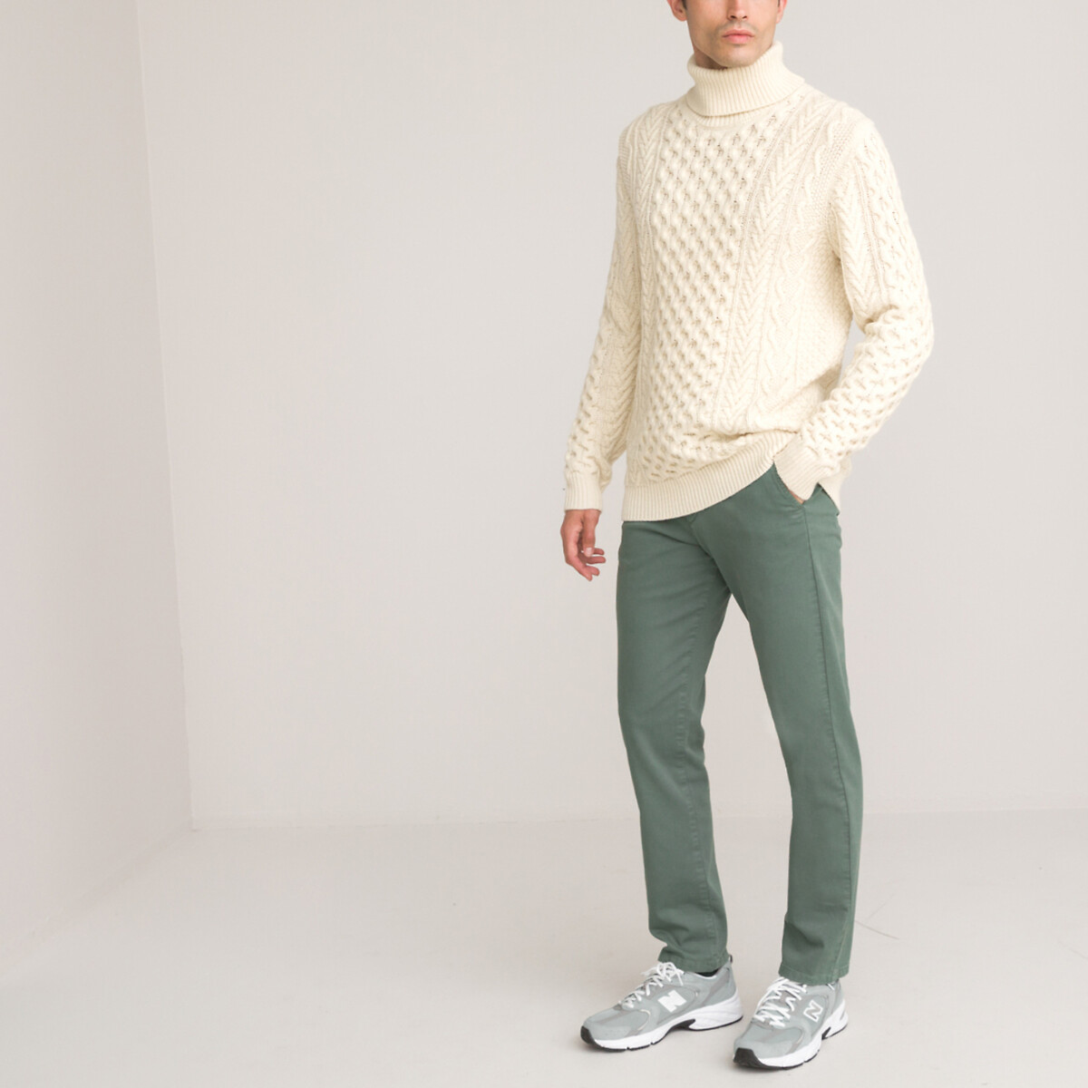 COLEÇÕES LA REDOUTE<br>Gola alta tricotada Signature GAUTHIER