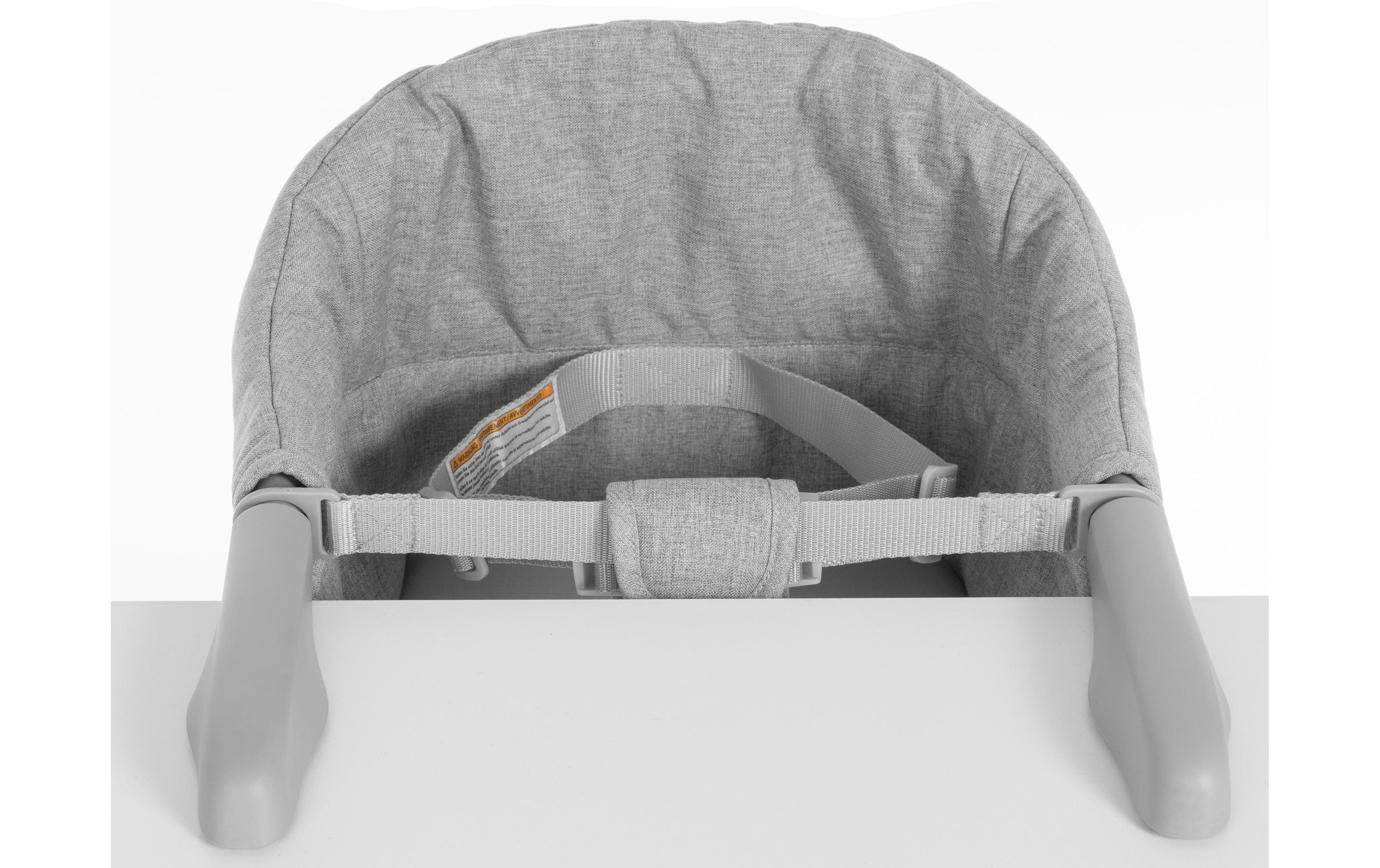 Tischsitz GrauBequemer und kompakter Sitzschutz für Babys