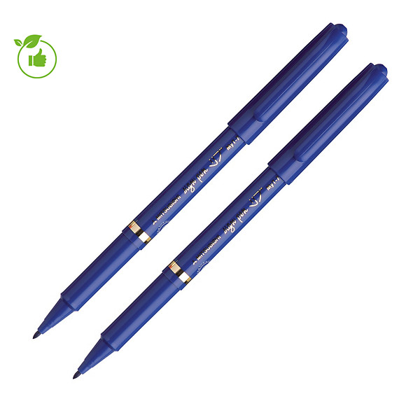 2 Feutres Uni Ball Sign Pen coloris bleu