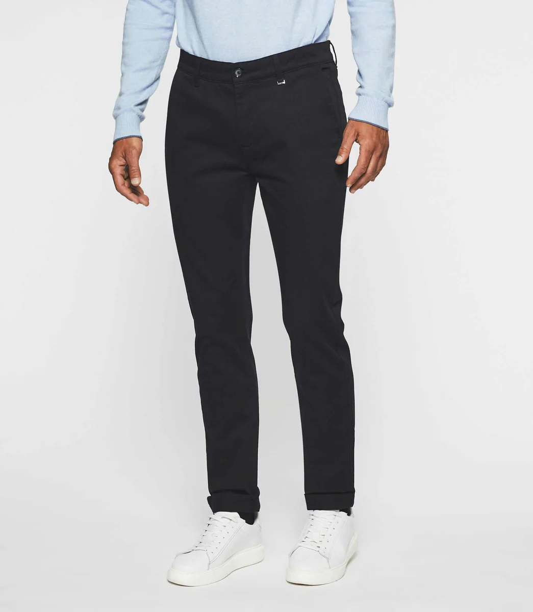 Pantalon chino slim marine VANAMA