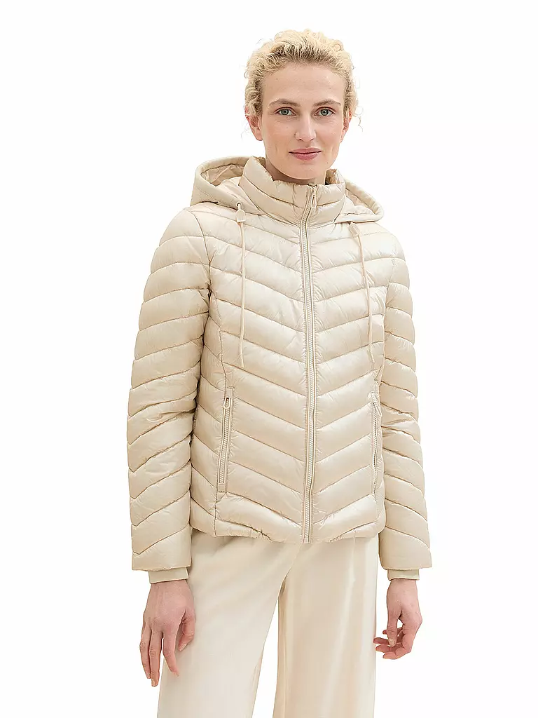 TOM TAILOR Leichtsteppjacke beige