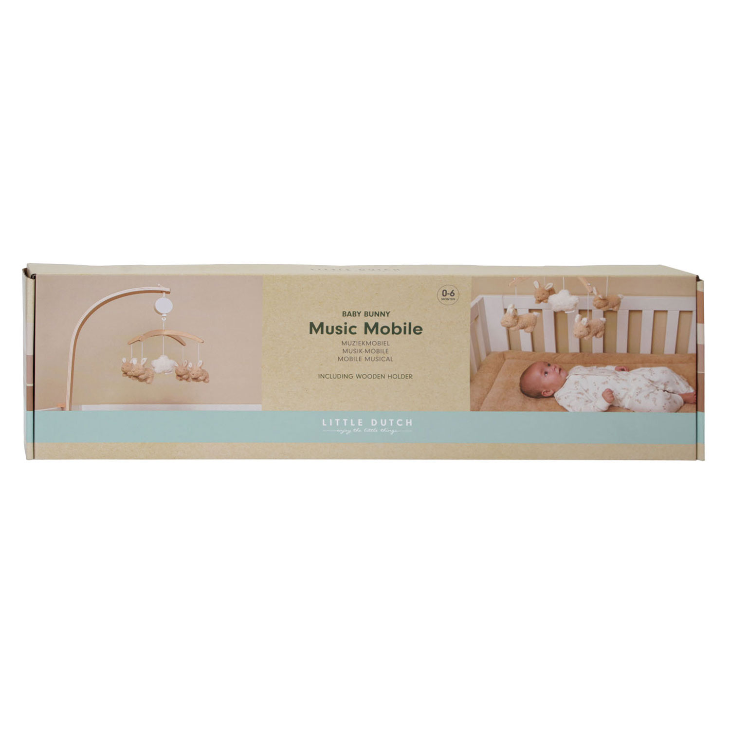 Little Dutch Muziekmobiel Konijn Baby Bunny FSC