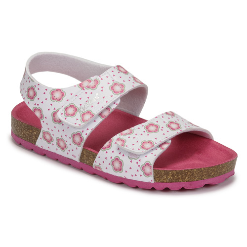 Kickers - SUMMERKRO - Rose / Blanc