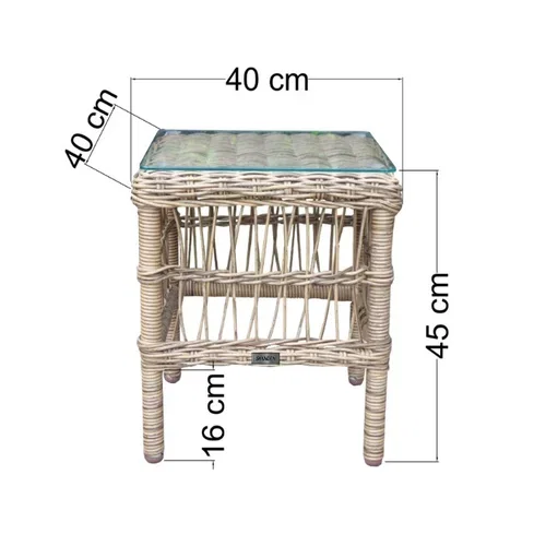 Skanden Sidebord Hvaler Høyde 45 cm