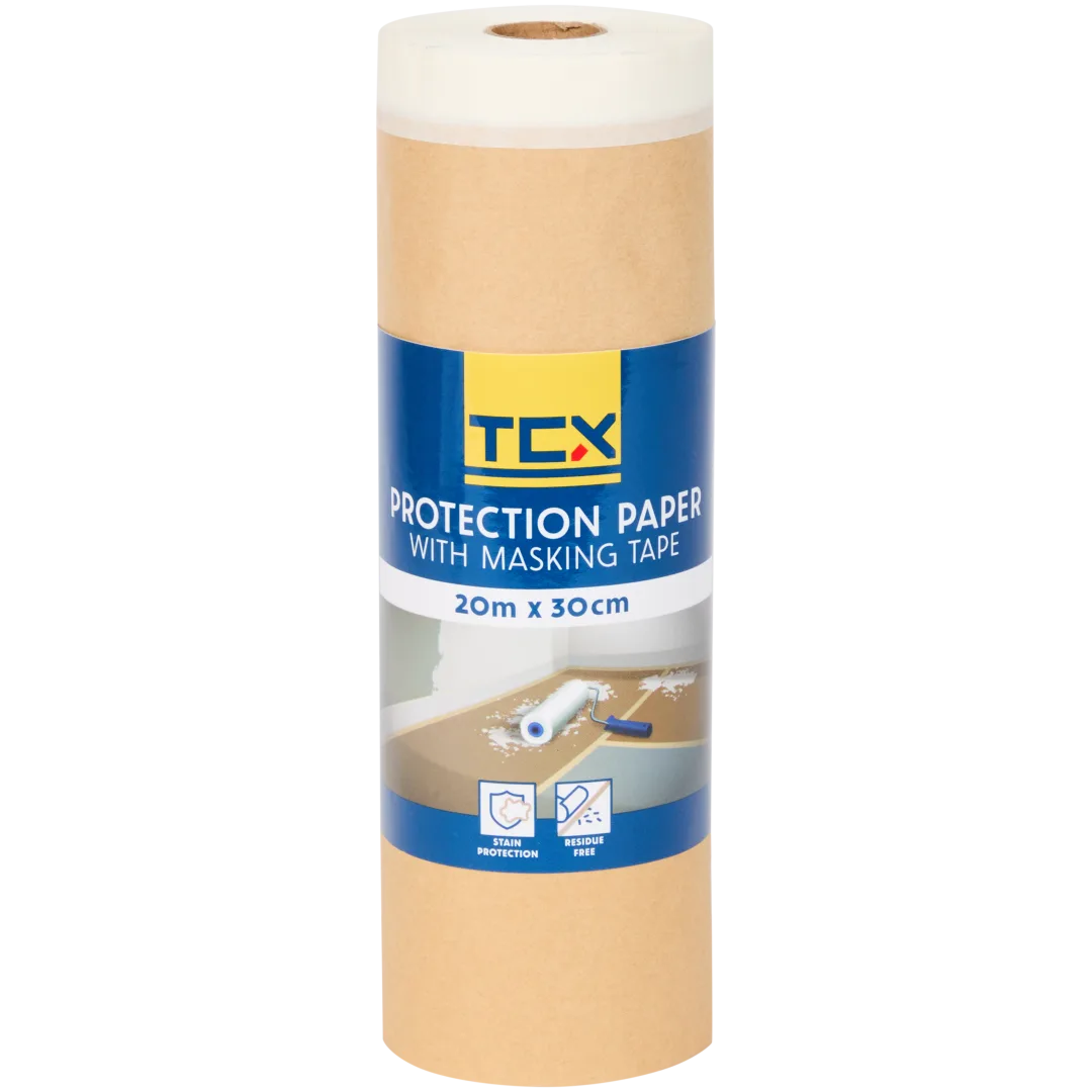 Ruban de masquage avec papier TCX
