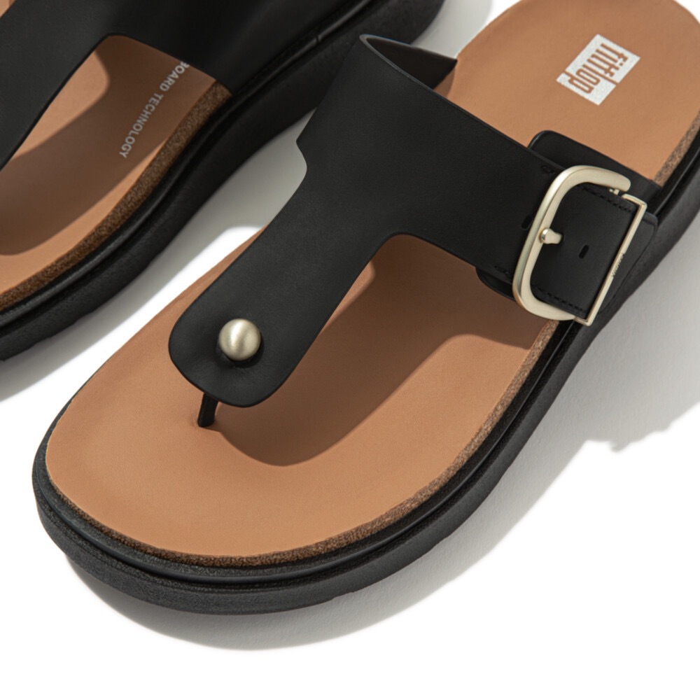 Fitflop Zehentrenner »GEN-FF«  , Keilabsatz, Sommerschuh, Schlappen mit verstellbarer Schnalle