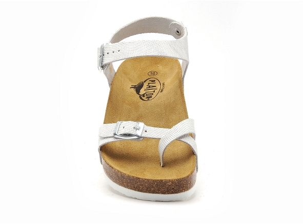 Plakton nu pieds plats femme cp zomba 341016 blanc